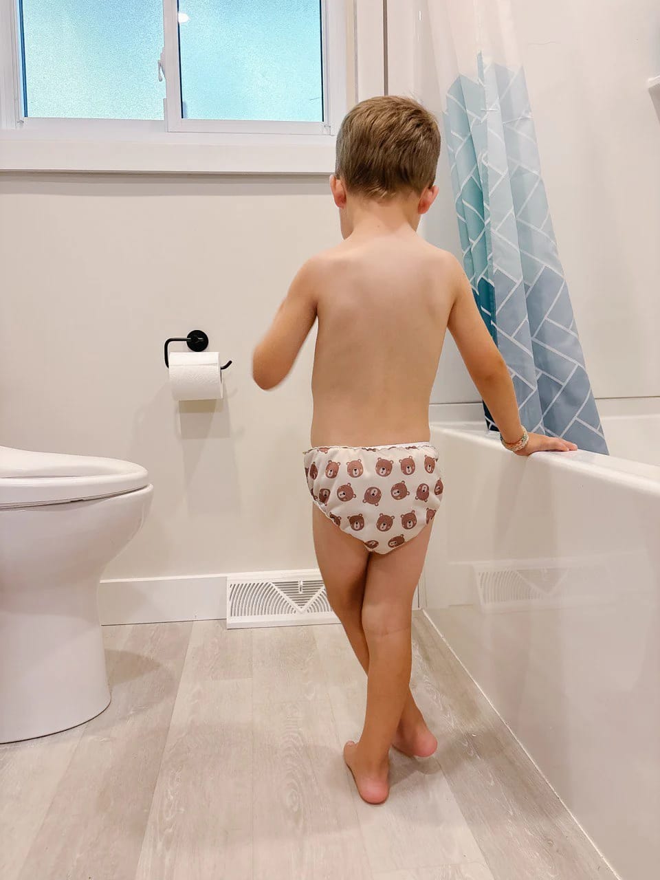 Customer photo review of Potty Training Underwear - Specifically designed for potty training. Our Body-Signal Learning Layer™ helps toddlers recognize when it’s time to go.