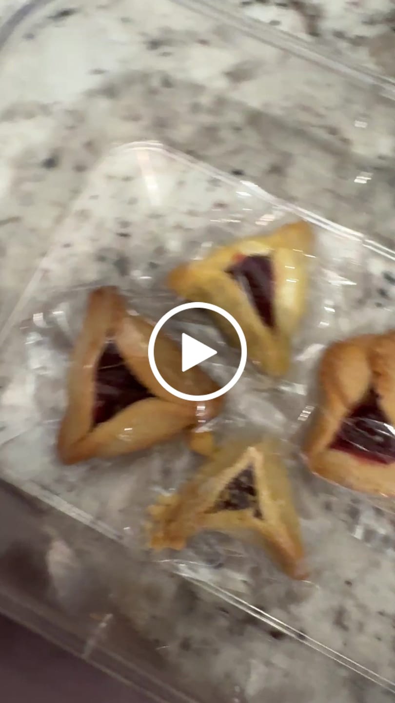 Customer video review of Hamantaschen Cookies