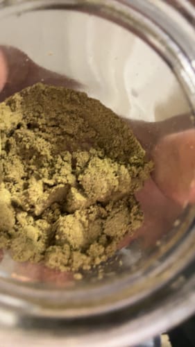 Customer photo review of Cartel Kush | THCA Kief