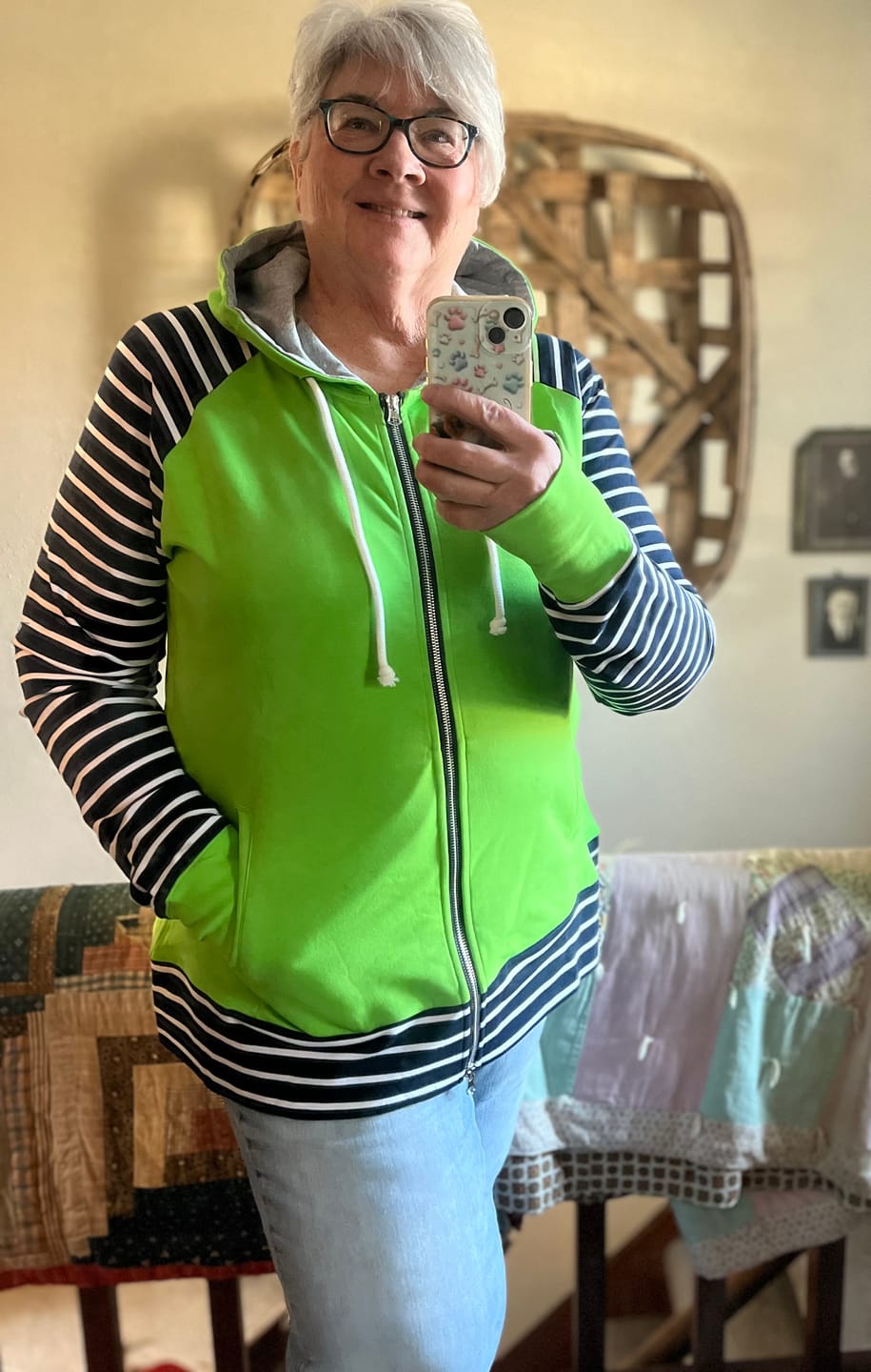 Customer photo review of Luna Black Full Zip