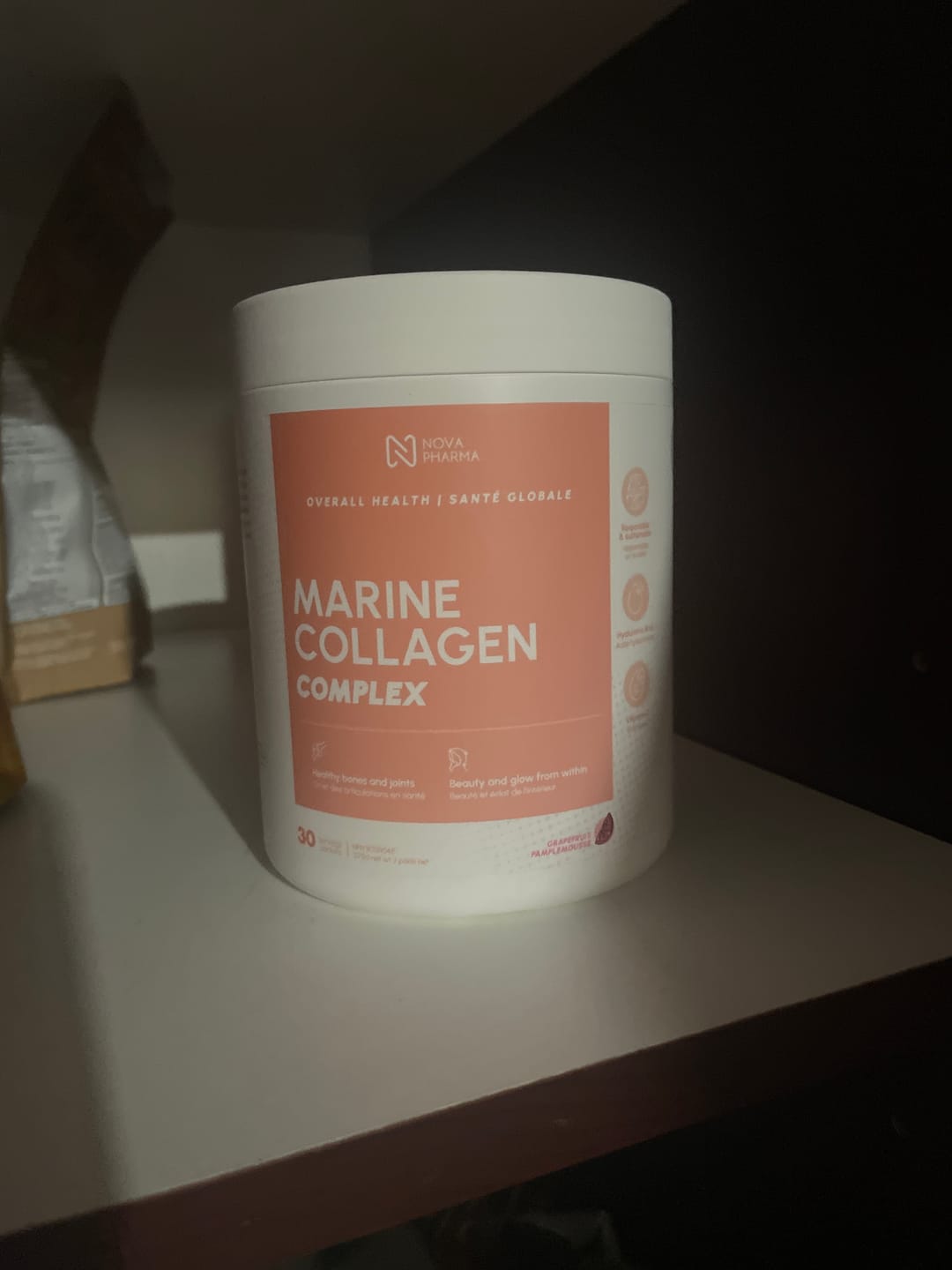 Customer photo review of Nova Pharma - Collagène Marin - 375g