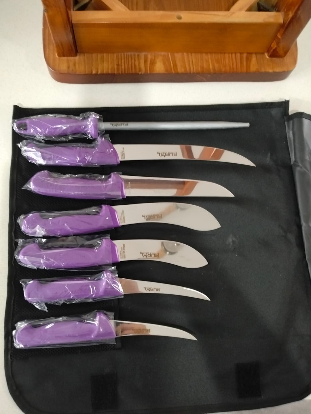 Customer photo review of 7PC Professional Butchers Knife Set