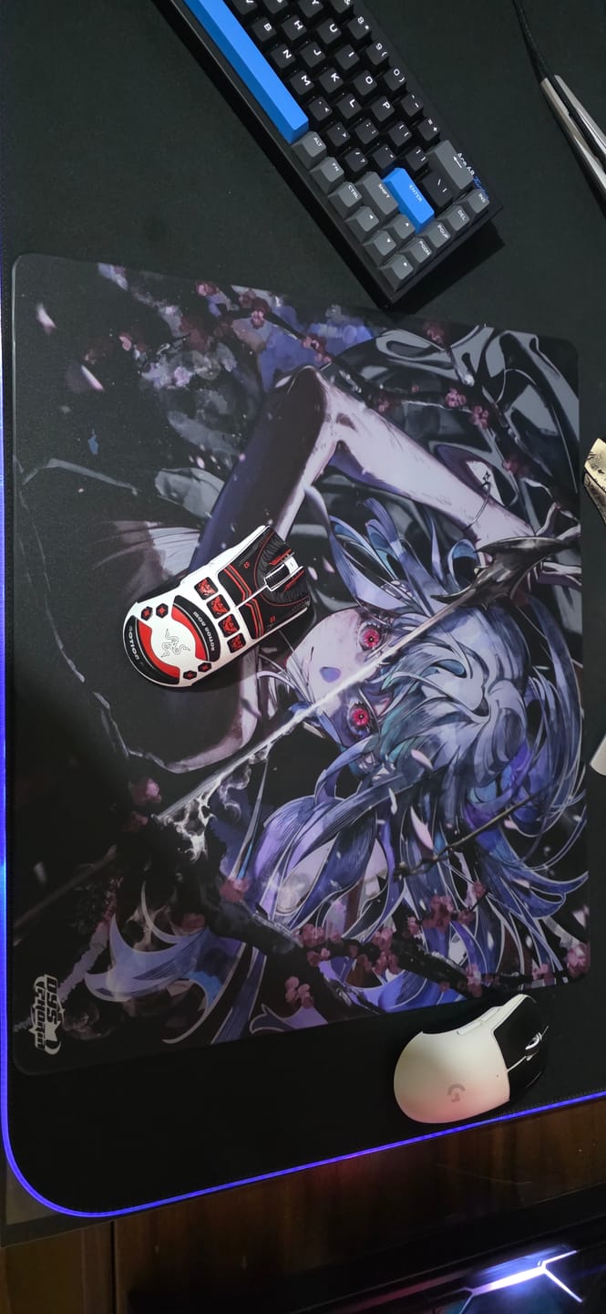 Customer photo review of DYSPHORIA SAYO Cam Mousepad