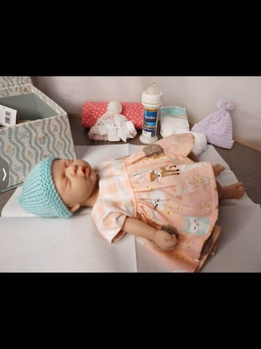 Customer photo review of 12" Preemie Full Silicone Reborn Doll – Squishy Platinum Silicone Body