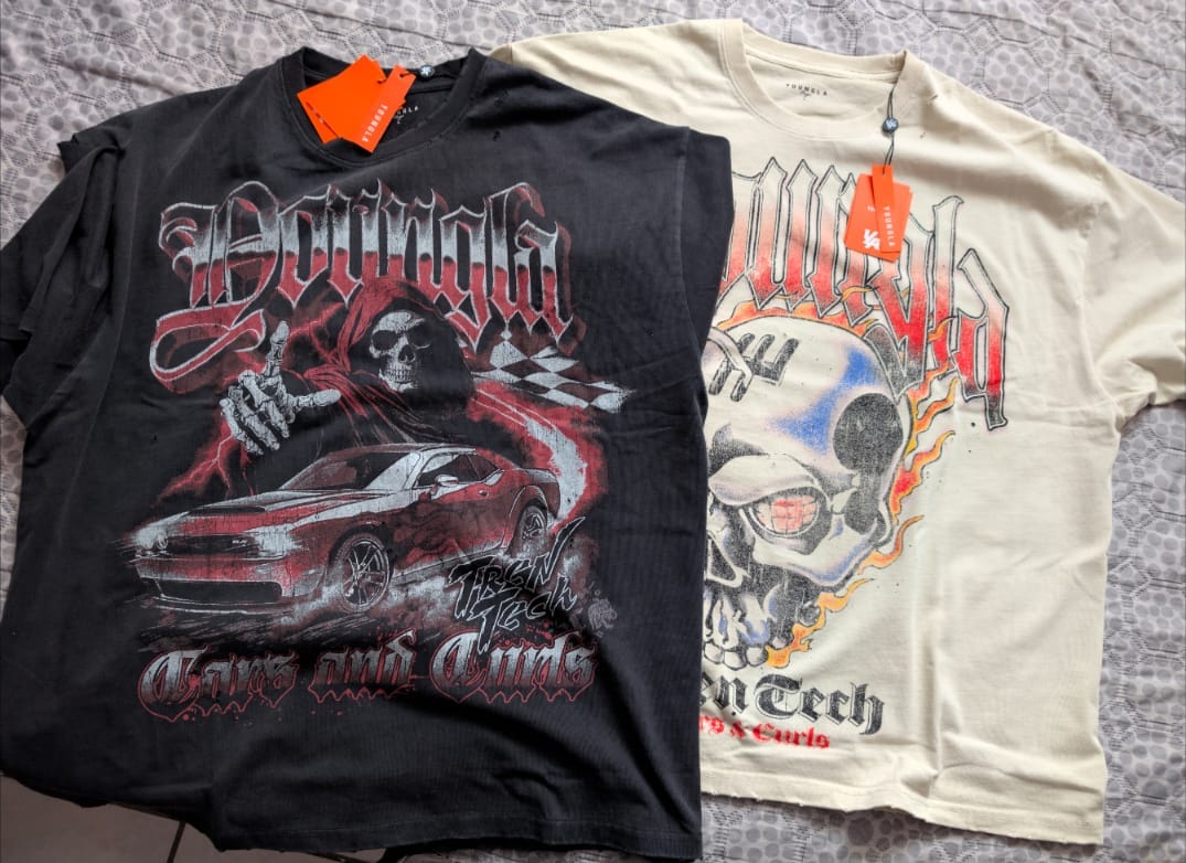 Customer photo review of 4103 - Cars & Curls - Tees