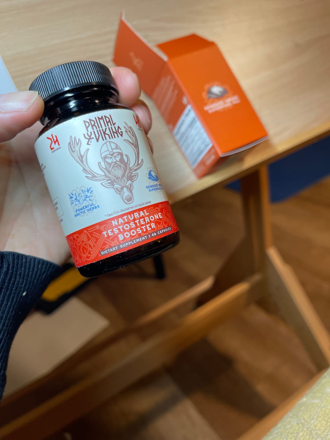 Customer photo review of Primal Reindeer Testosterone Support