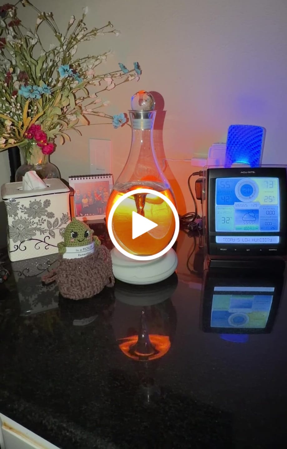 Customer video review of Swirl Structured Water Carafe