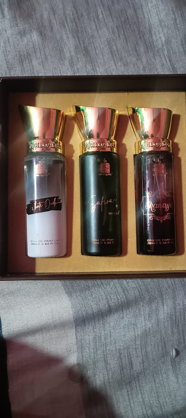 Customer photo review of Captivating Trio 3 Pcs Set Of Premium Perfume Spray