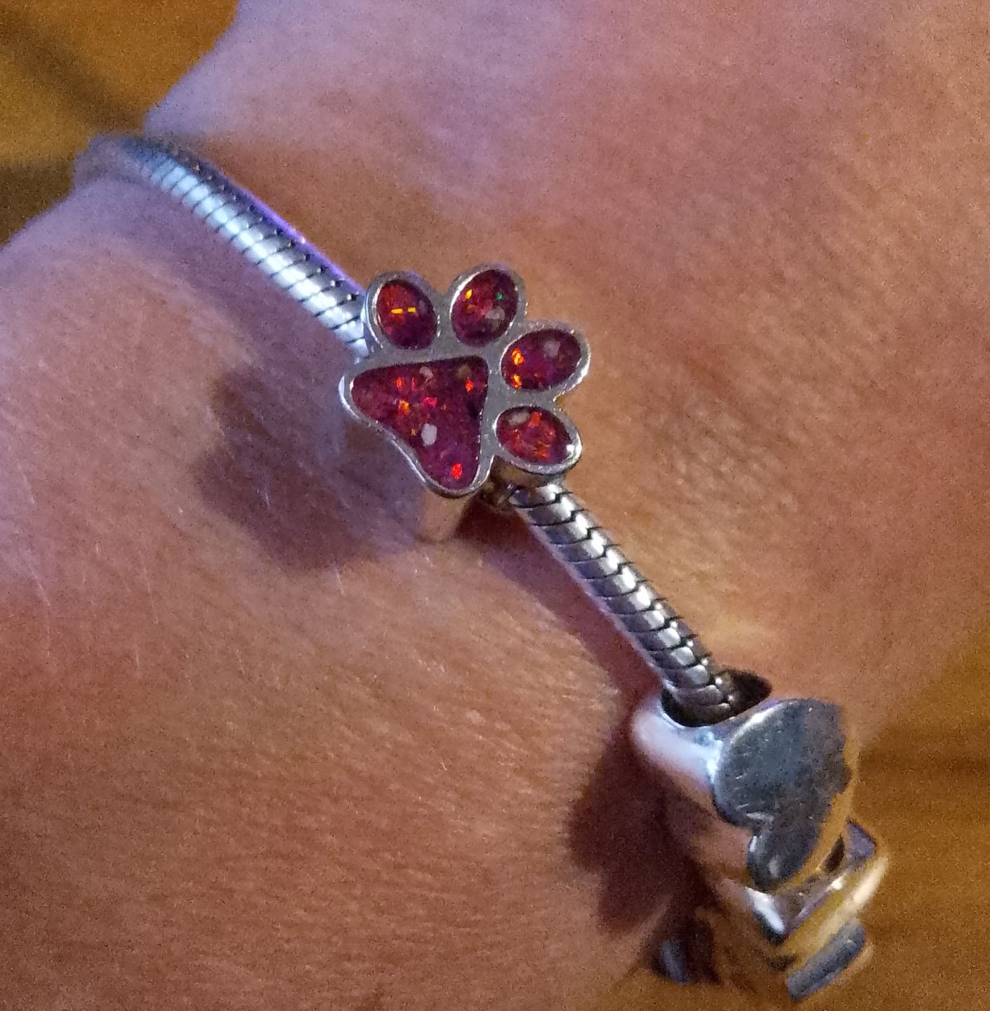 Customer photo review of Little Pawprint Charm