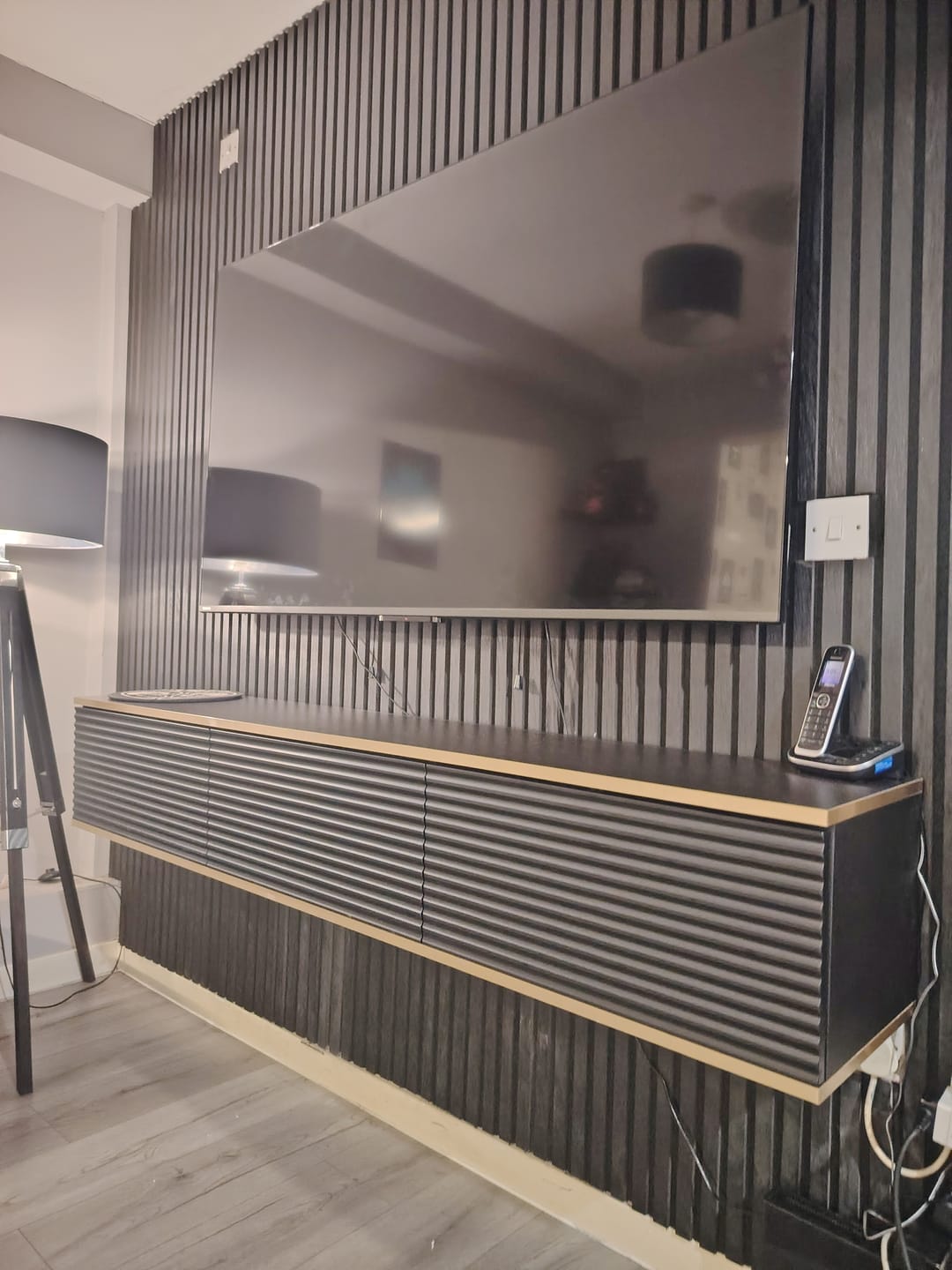 Customer photo review of Premium Acoustic Wall Panels - Black
