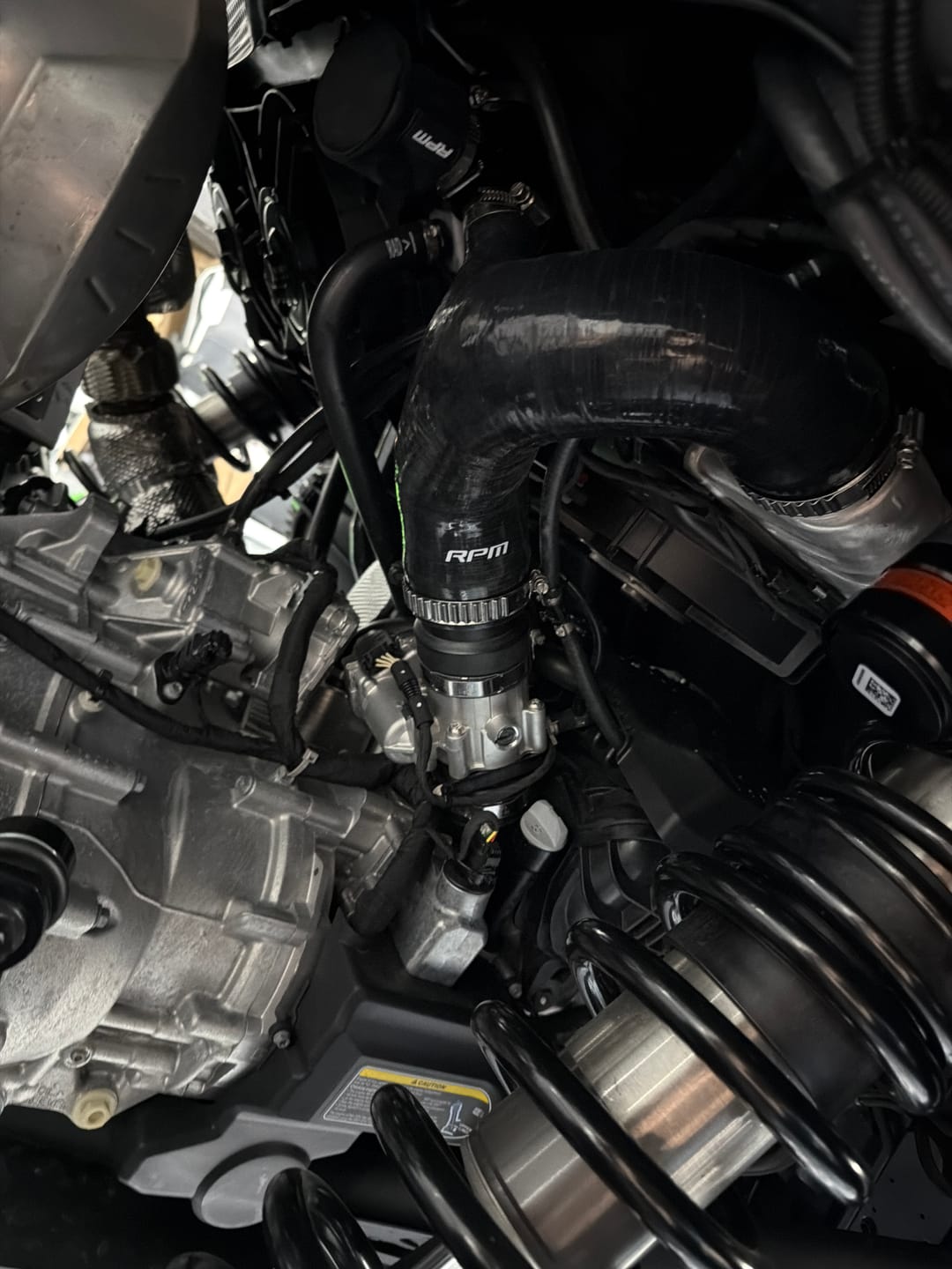 Customer photo review of RPM Can-Am Maverick R Blow Off Valve (BOV) Kit 2024+