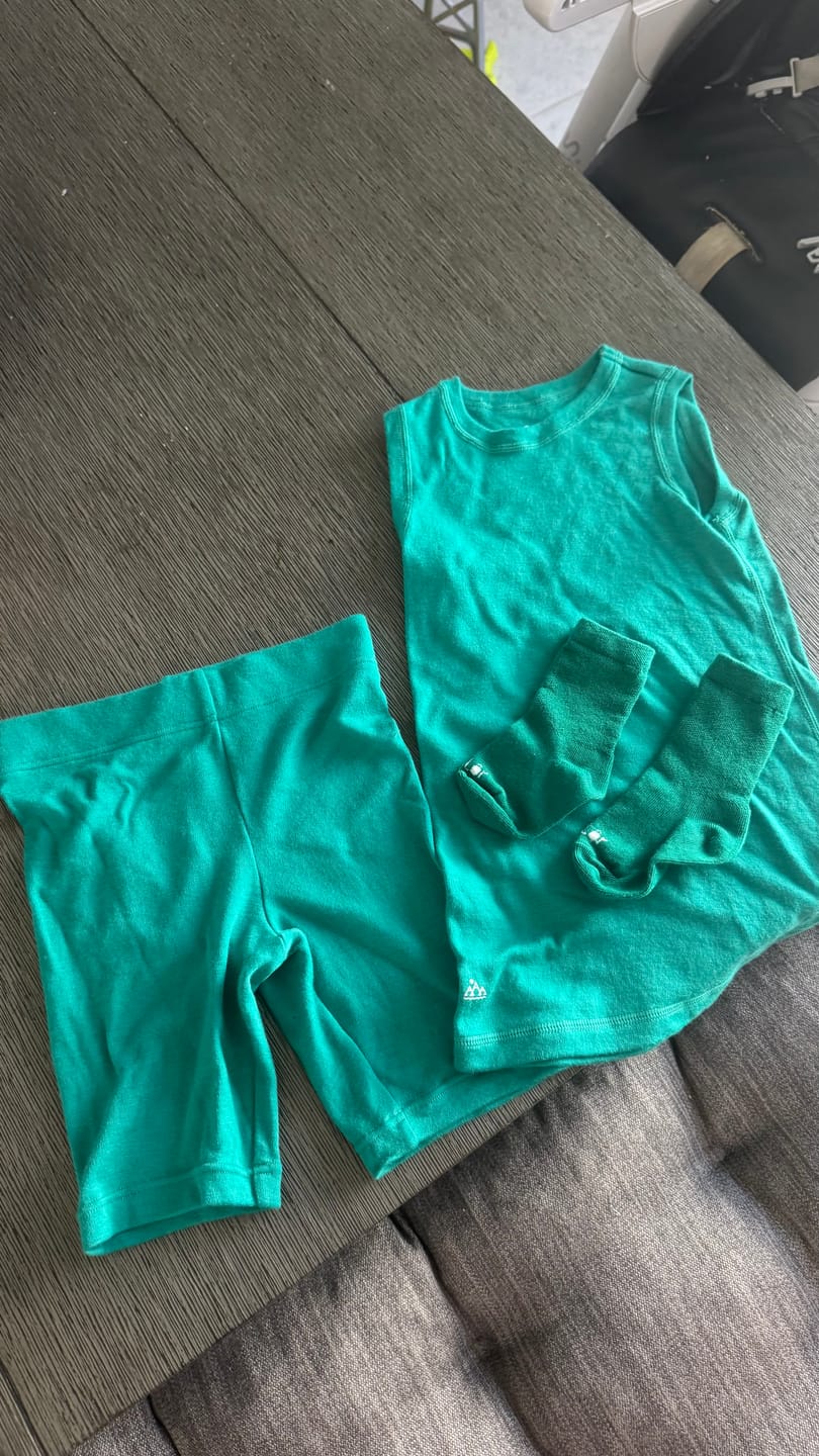 Customer photo review of Kids Merino Adventure Short