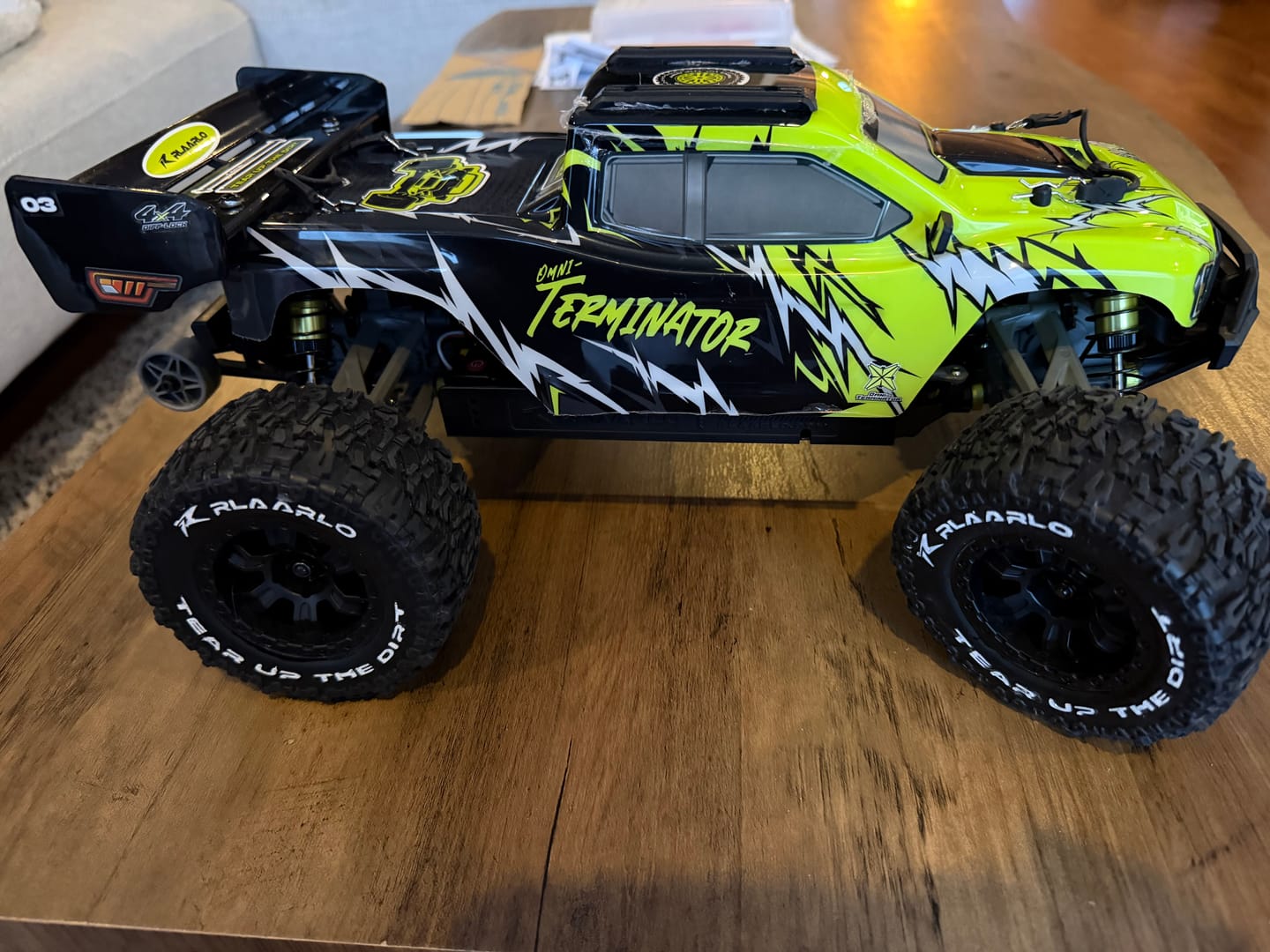 Customer photo review of Car Body, PVC, Green For RZ001