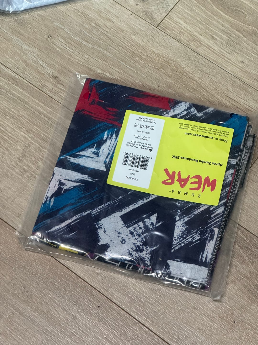 Customer photo review of Apres Zumba Bandanas 2PK