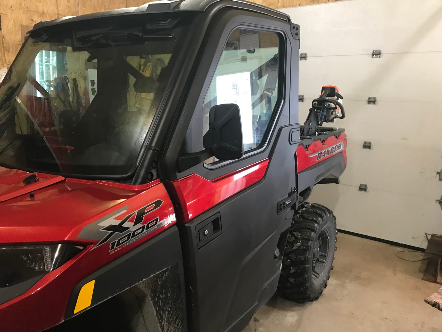 Customer photo review of Door Mounted Side View Mirrors for Polaris Ranger/ Commercial Pro XD (1 Pair)