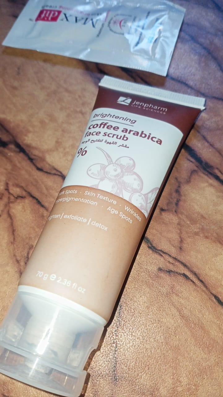 Customer photo review of Brightening Coffee Scrub