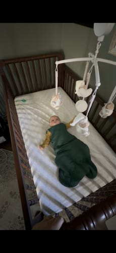 Customer photo review of Bear Musical Mobile - Beige