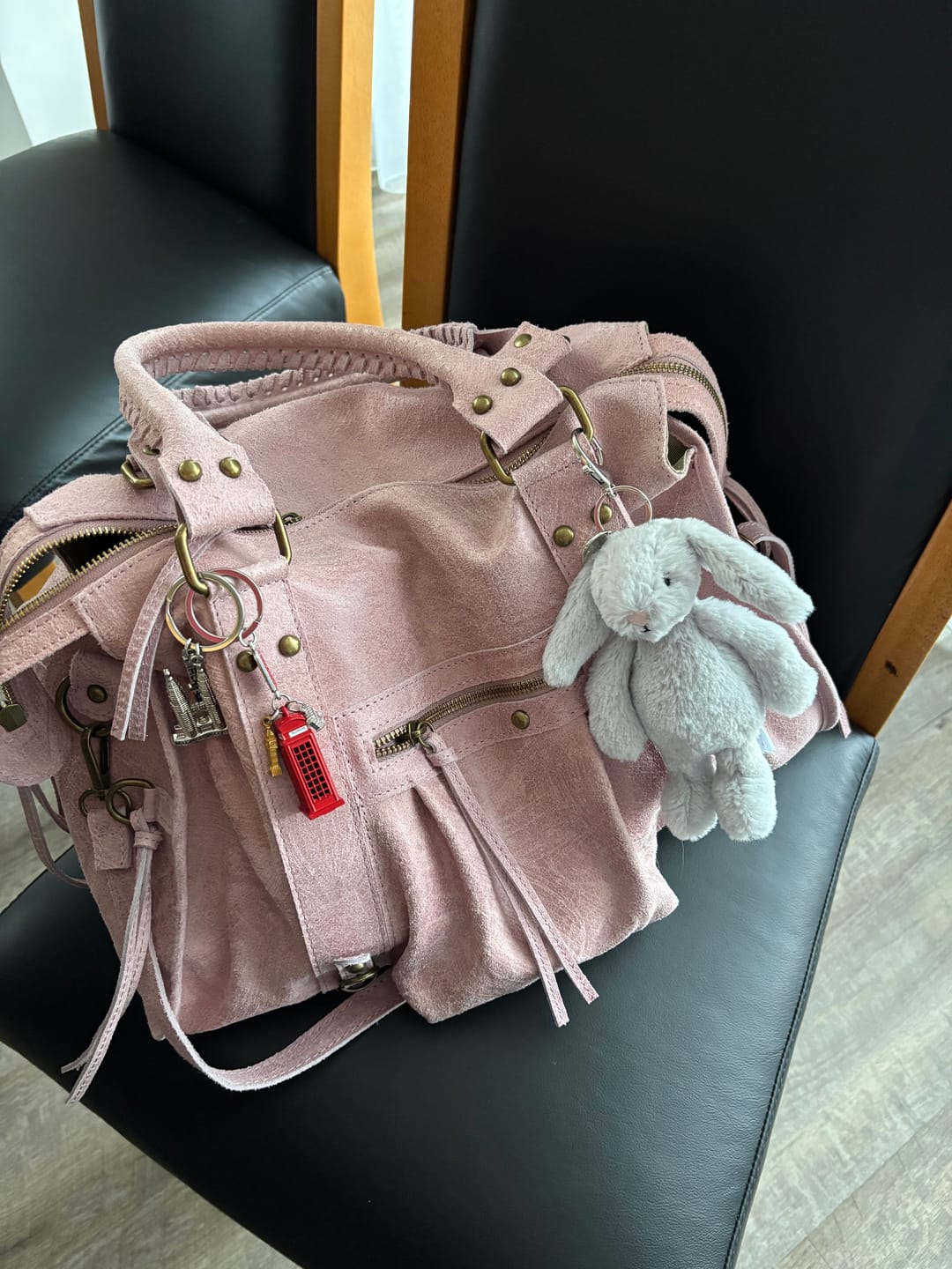 Customer photo review of It girl bag vanilla pink