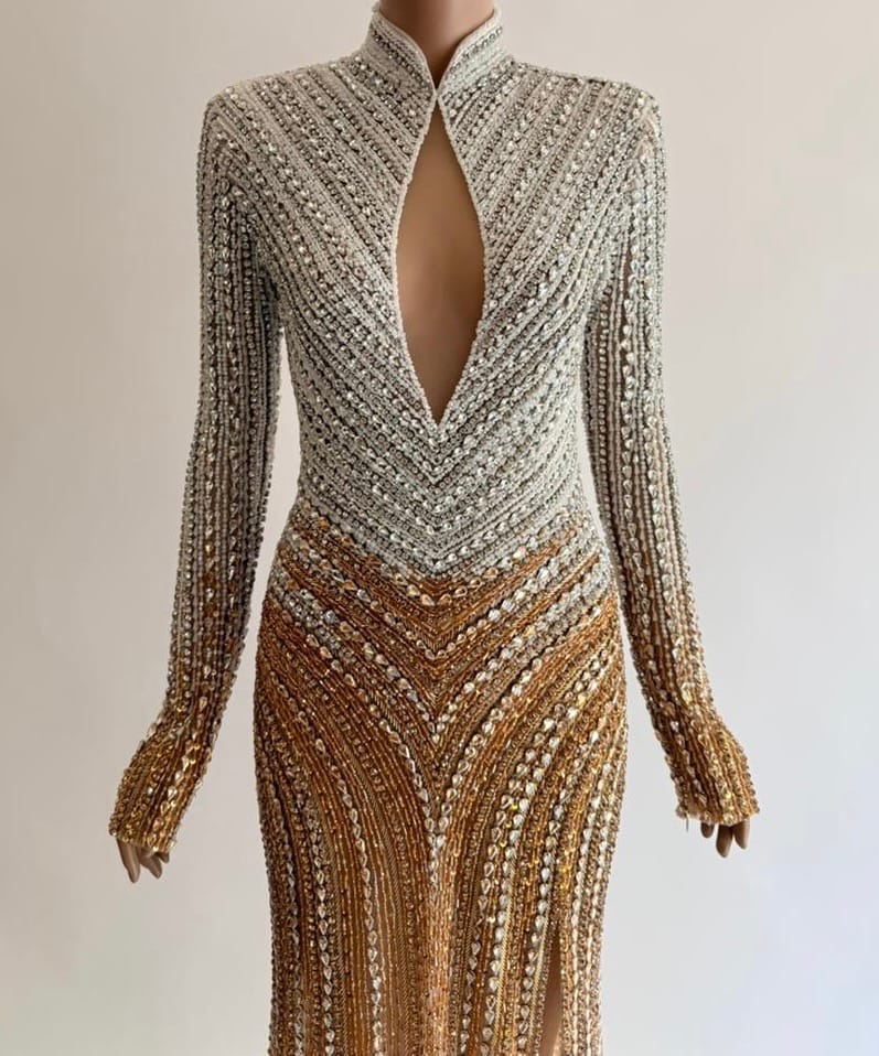 Customer photo review of Bespoke Gown Experience - Made To Measure By Debbie Carroll