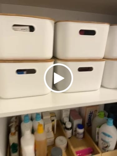 Customer video review of Plastic & Bamboo Storage Containers – Multi-Purpose Organisers