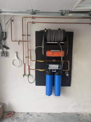 Customer photo review of Grandfalls Retractable Pressure Washer Pro