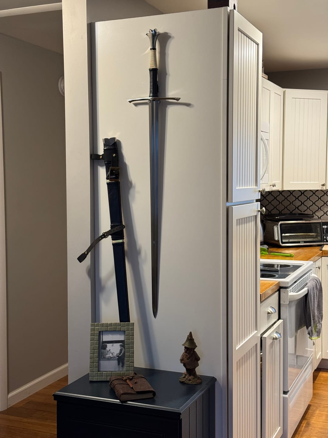 Customer photo review of The Dragonwhisper Longsword Version 2 with Fishtail Pommel