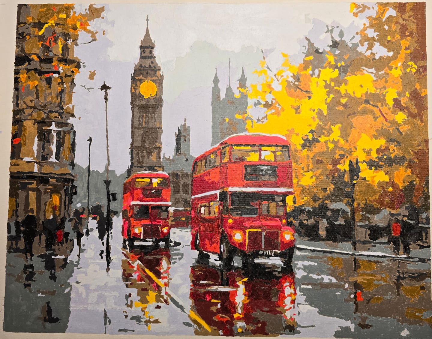 Customer photo review of Malen nach Zahlen - Zeitloses London