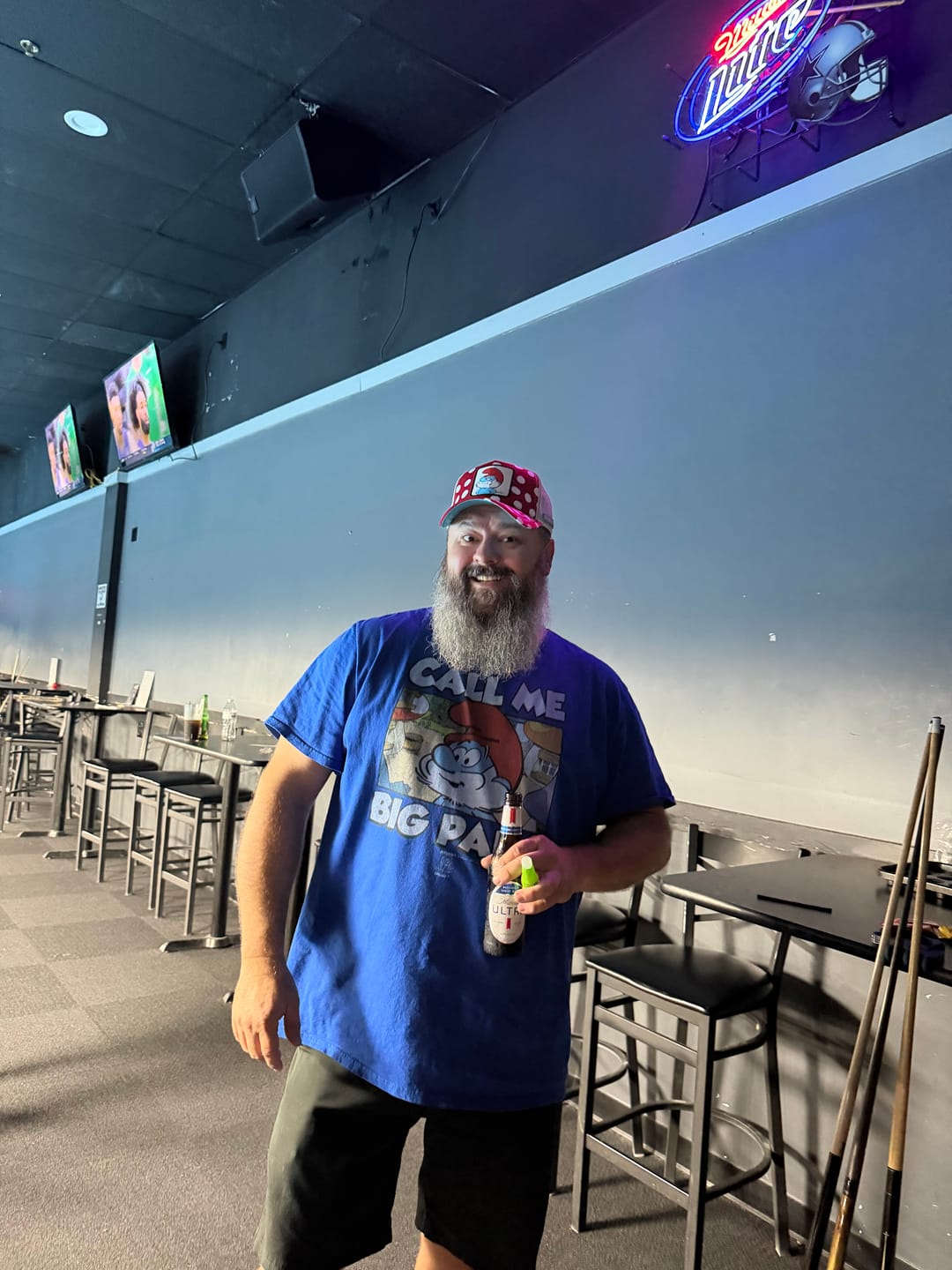 Customer photo review of OVERLORD X Smurfs: Papa Smurf LE Trucker Cap