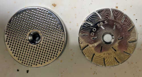 Customer photo review of High Diffusion Espresso Shower Screen - Breville