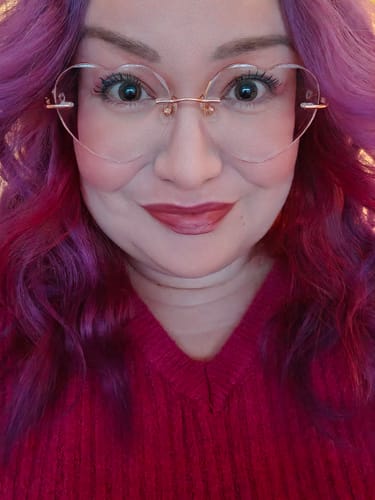 Customer photo review of Lovie Eyeglasses