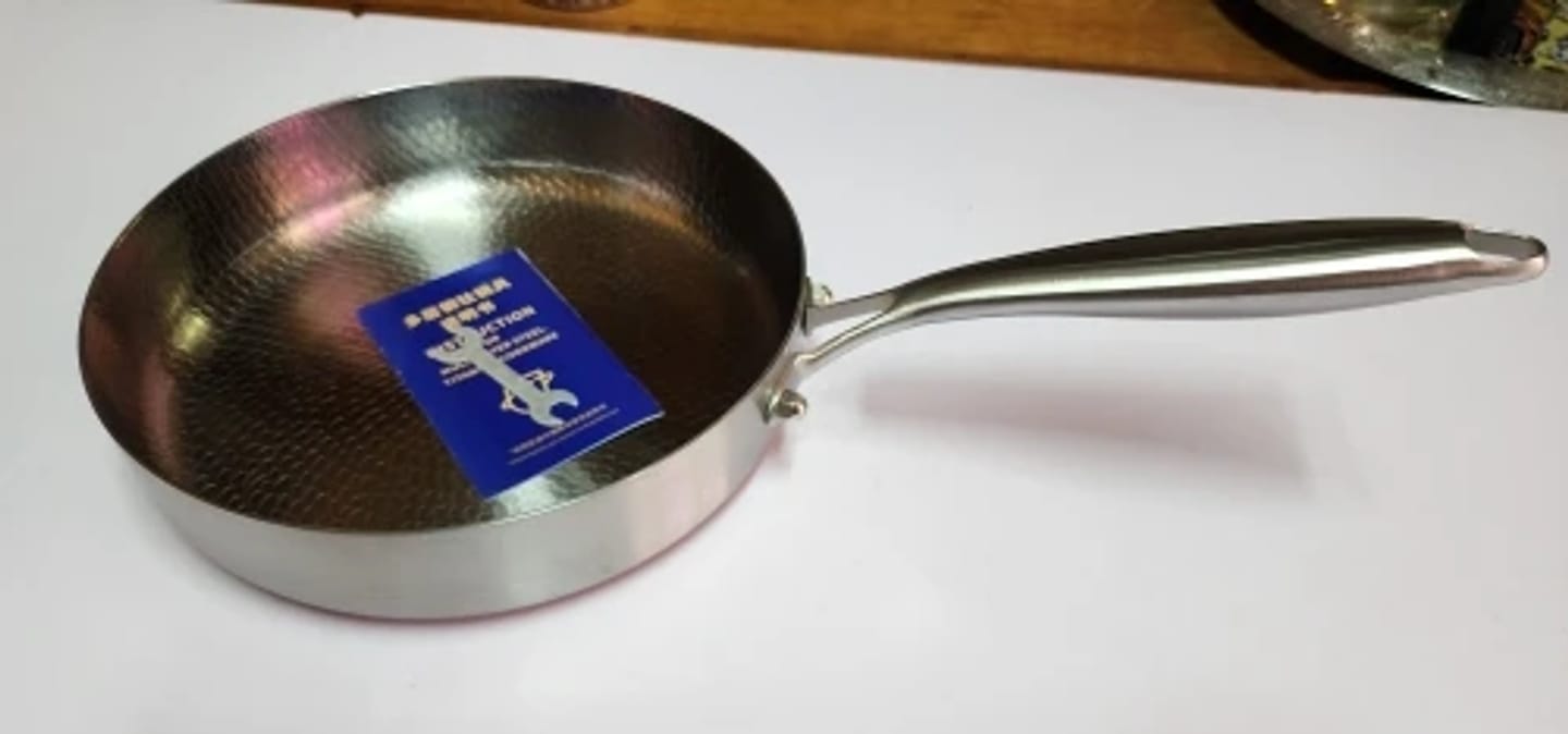 Customer photo review of Gehämmerte Titanpfanne