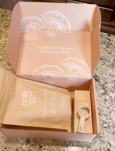 Customer photo review of Superfood Brew 1 Month Supply