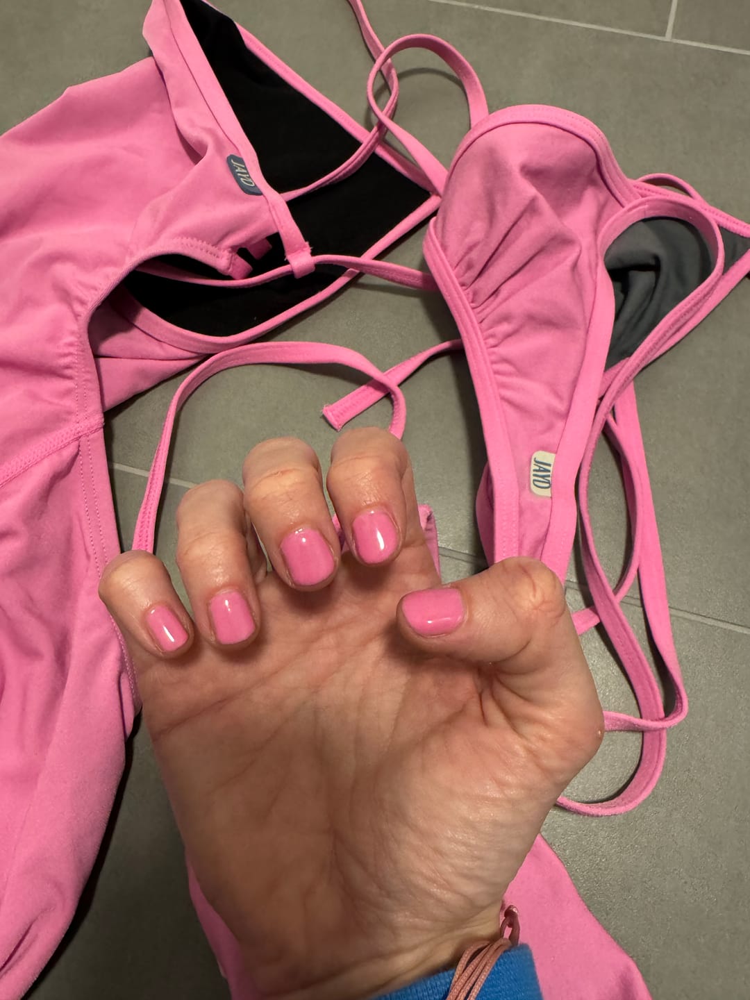 Customer photo review of TRIANGLE TOP - Fairy Floss