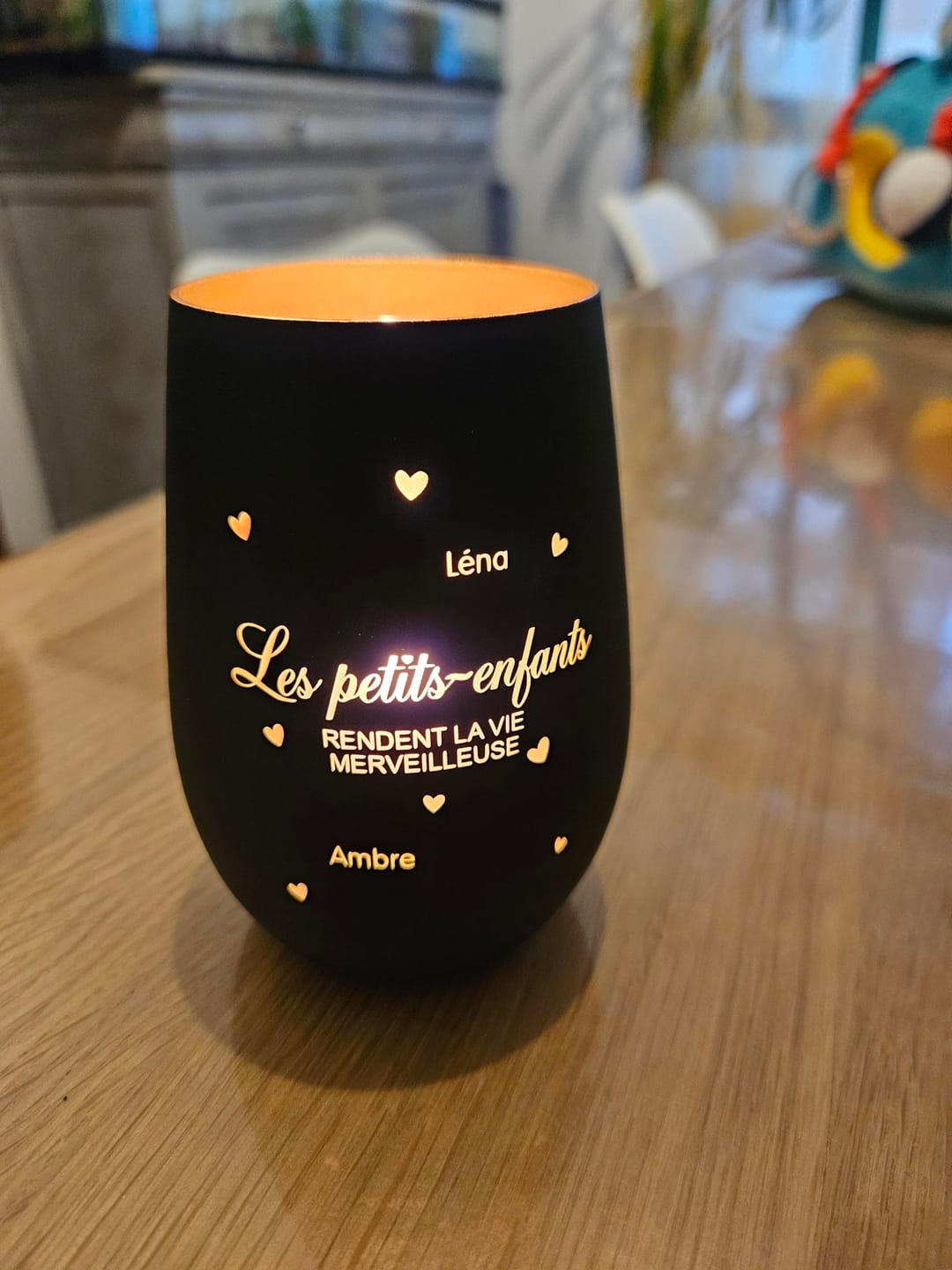 Customer photo review of Les petits-enfants - Grands-parents-Photophore