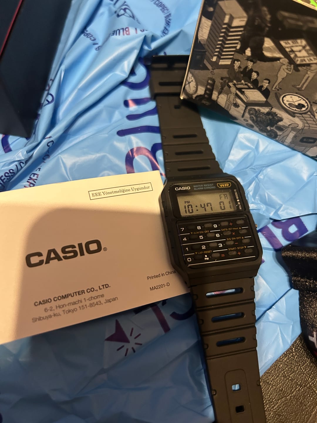Customer photo review of Reloj Calculadora Casio Vintage CA-53W-1Z Negro