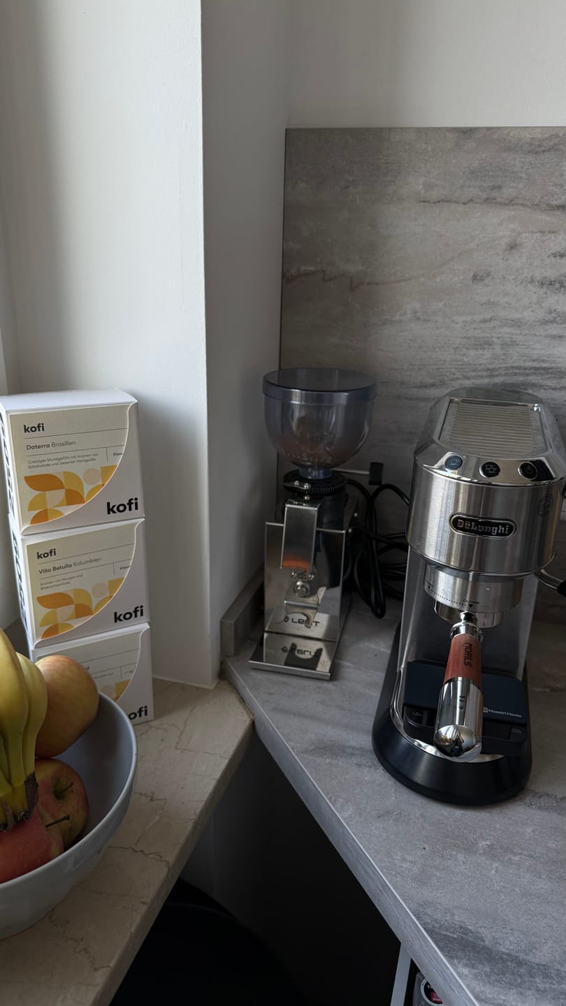 Customer photo review of Probierpaket Spezialitätenkaffee Cappuccino & Co. 3x250g