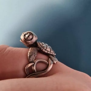 Customer photo review of Turtle Ring