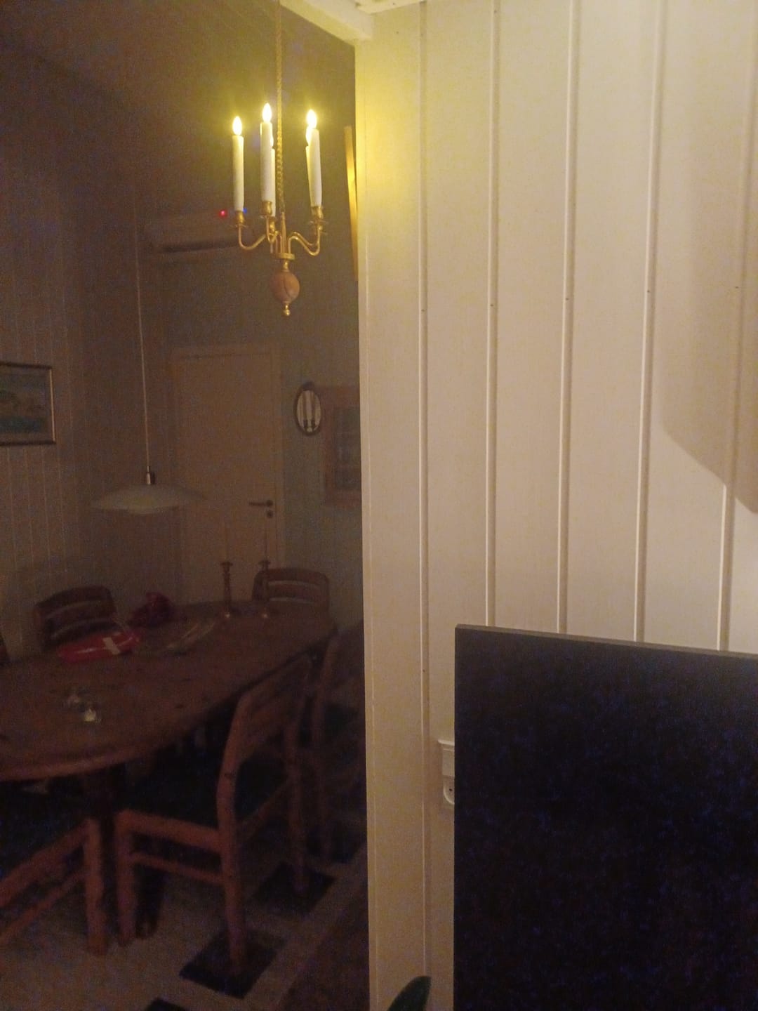 Customer photo review of Juletræslys belagt med stearin 6 stk