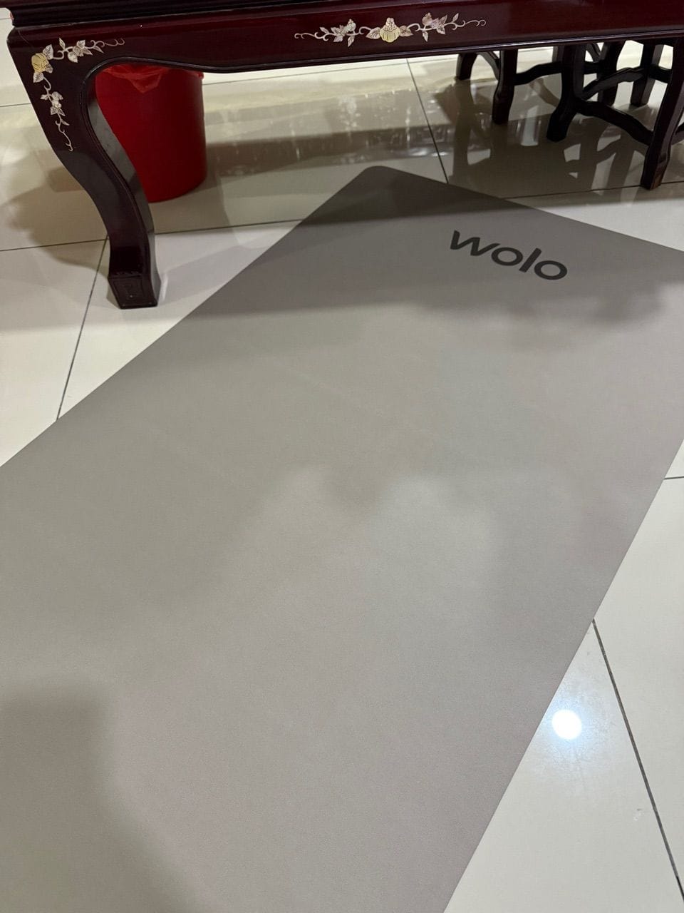Customer photo review of Away Travel Mat 1.5mm
