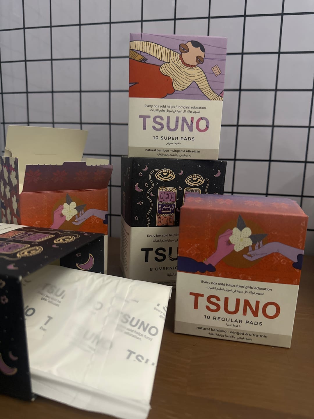 Customer photo review of TSUNO Overnight Pads