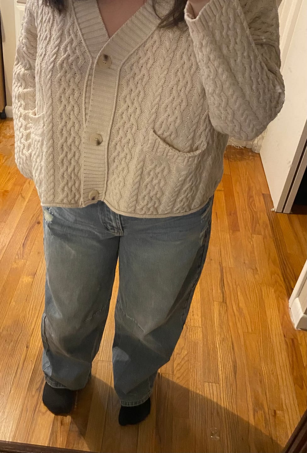 Customer photo review of W2182 - Studio Edit Barrel Jeans