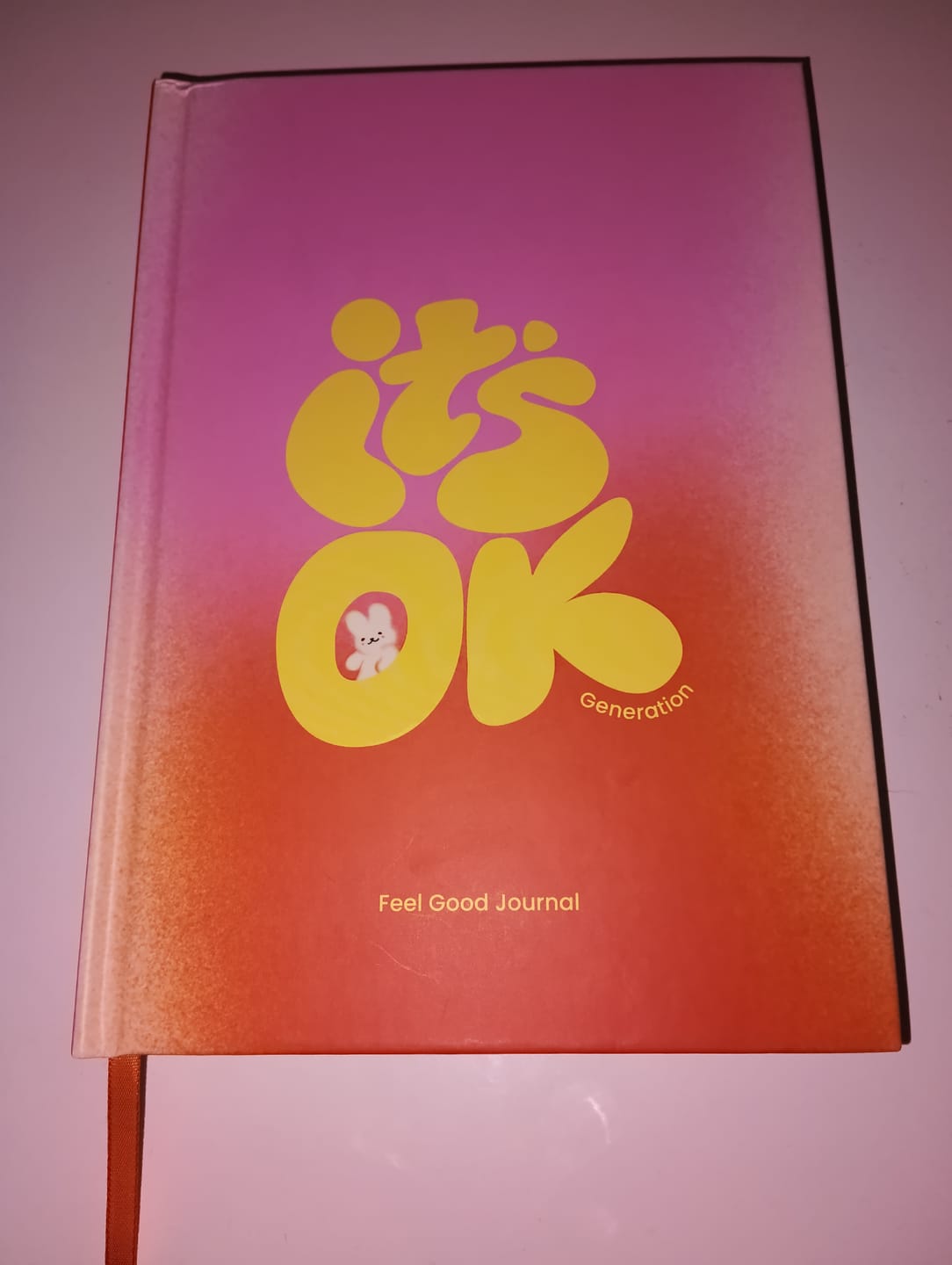 Customer photo review of Feel Good Journal | Portada Mandarina