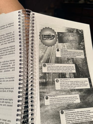 Customer photo review of Health Bible (Print + Digital) + Salt