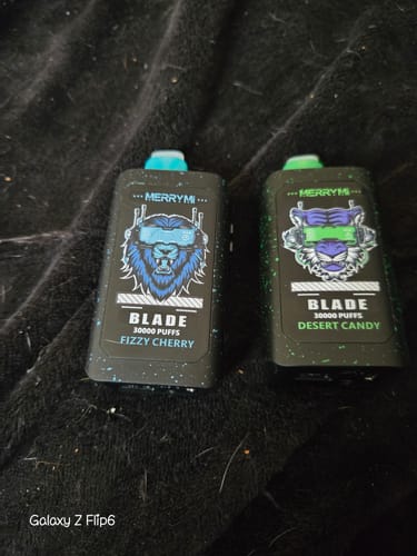 Customer photo review of Merry-Mi - Blade 30K - Puff Jetable / Vape Disposable - 5% nicotine