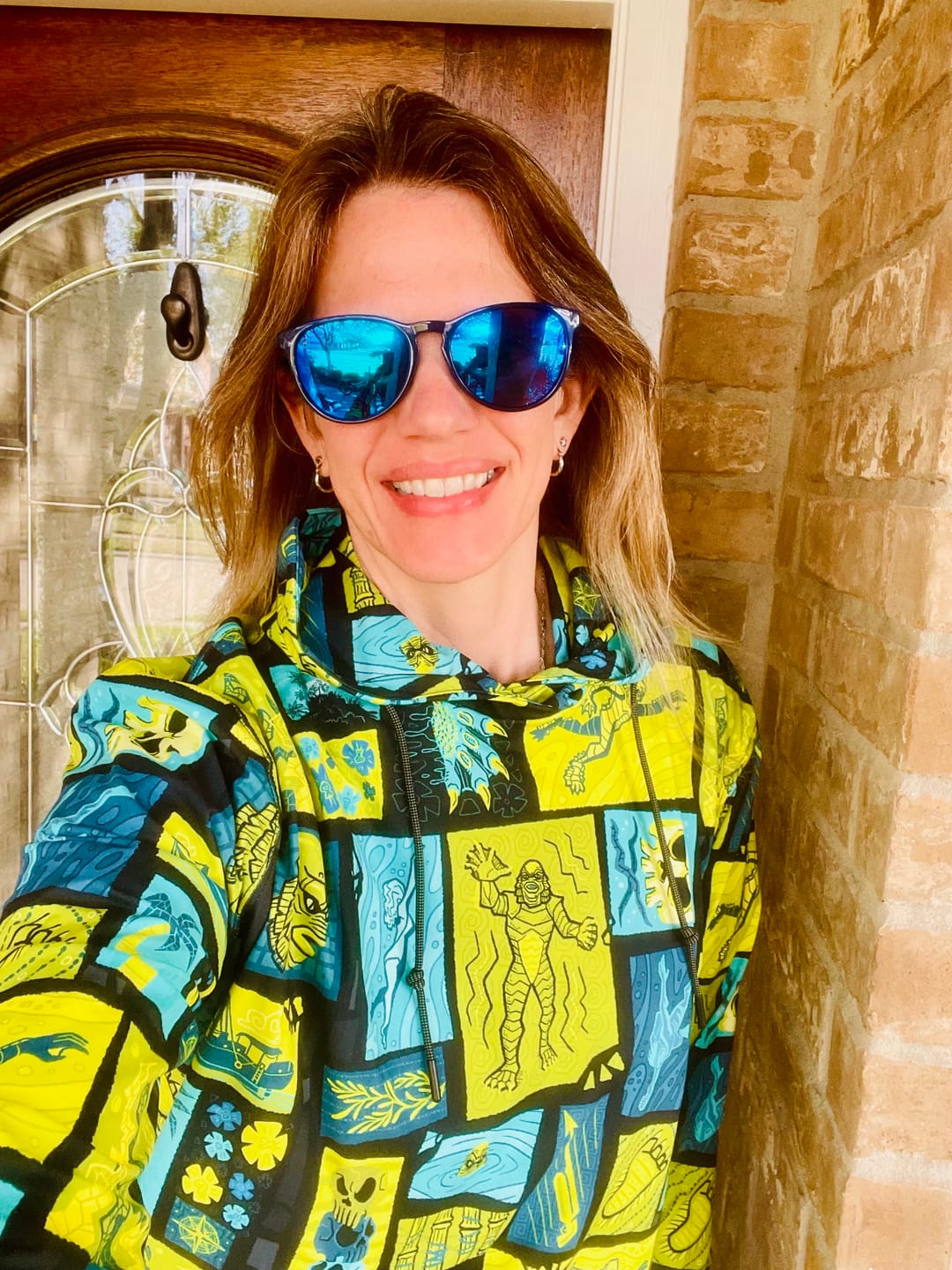 Customer photo review of Universal Monsters "Tiki from the Black Lagoon" – Performance Hoodie
