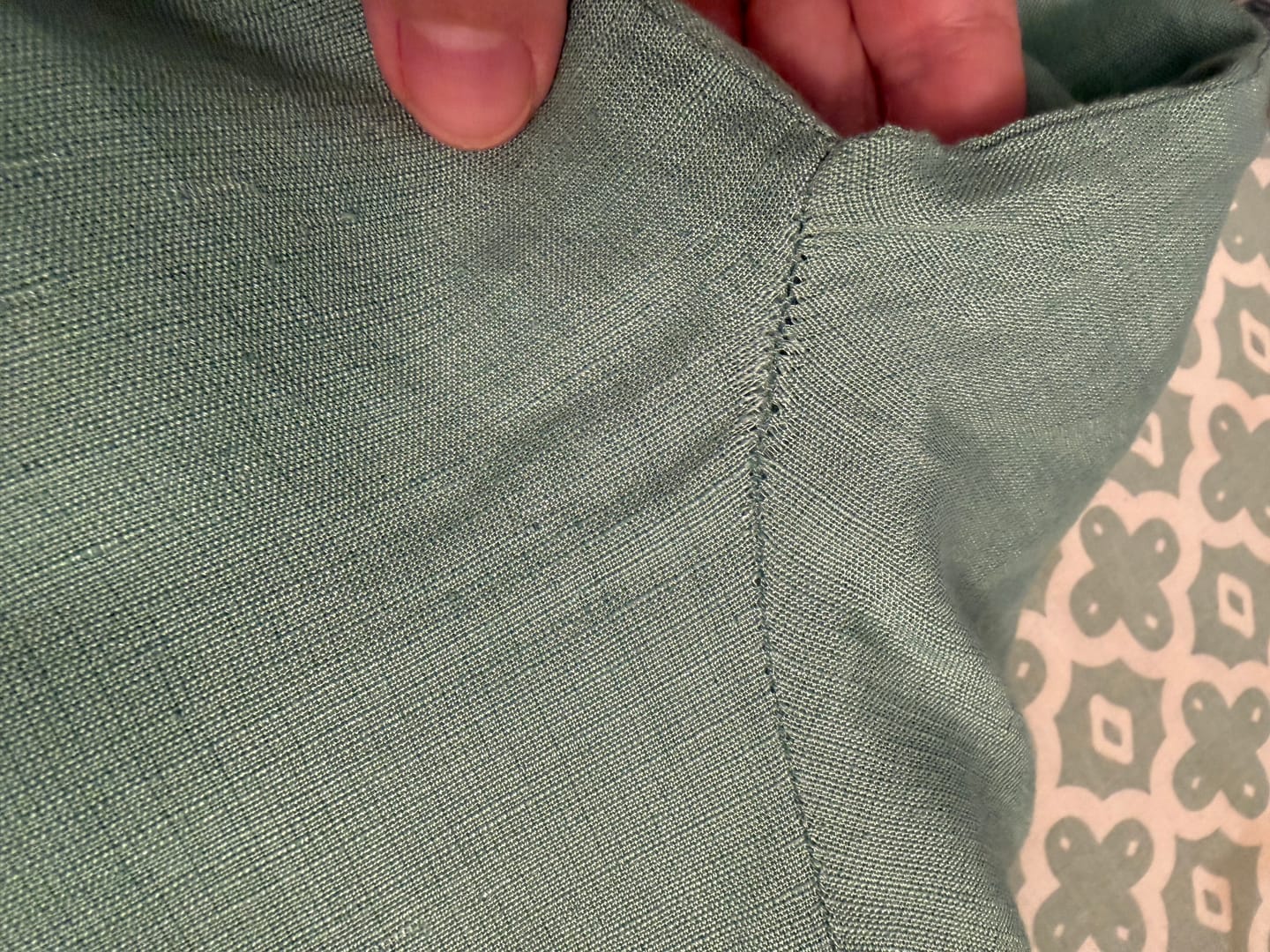 Customer photo review of Palmier blouse - mint