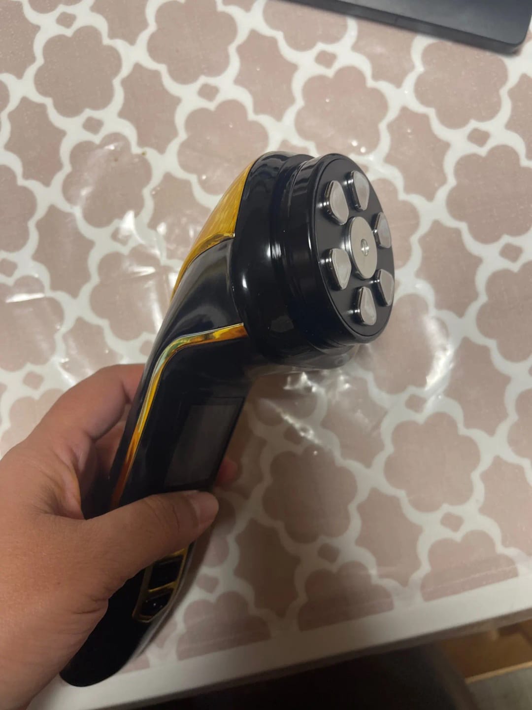 Customer photo review of Mini Portable HIFU RF Ultrasonic Anti-Wrinkle Face Lifting Device