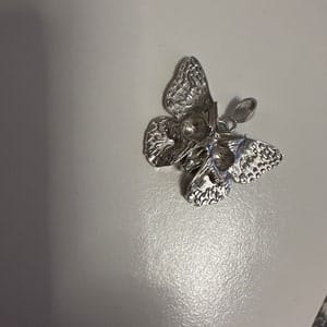 Customer photo review of Butterfly Skull Pendant