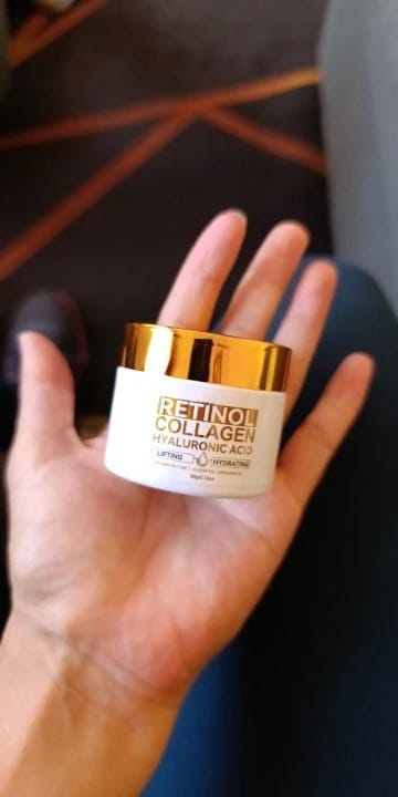 Customer photo review of Collagene Lift™ – Crema Viso Antirughe Rimpolpante