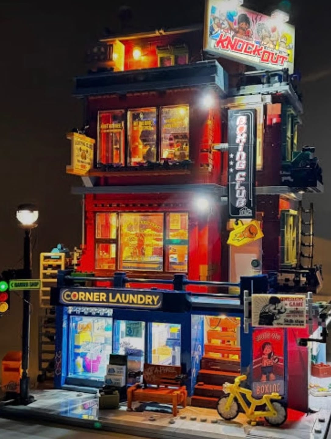 Customer photo review of Boxing Club By Lumibricks